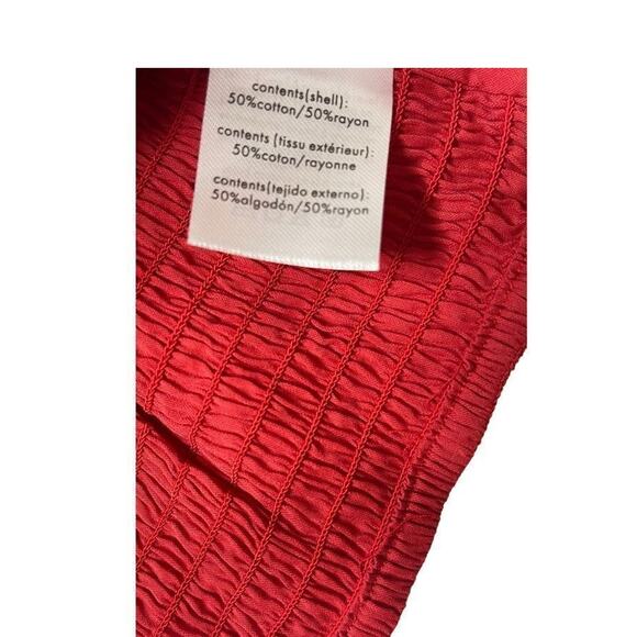 WeWoreWhat Solid Obe Ruby Coco Crop Top Blouse X Large New - Picture 8 of 14